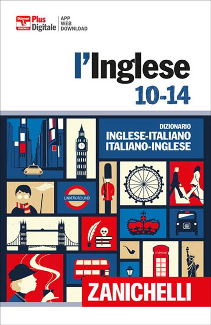 L'inglese 10-14. Dizionario inglese-italiano, italiano-inglese. Con Contenuto digitale (fornito elettronicamente) - copertina