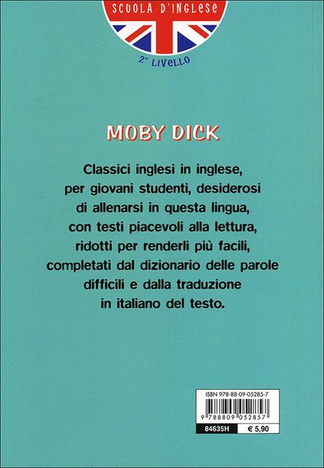 Moby Dick. Con traduzione e dizionario. Ediz. illustrata - Herman Melville - 2