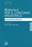 Manuale concorso magistrale. Aggiornamenti