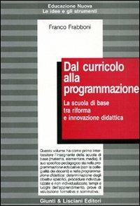 Dal curricolo alla programmazione - Franco Frabboni - copertina