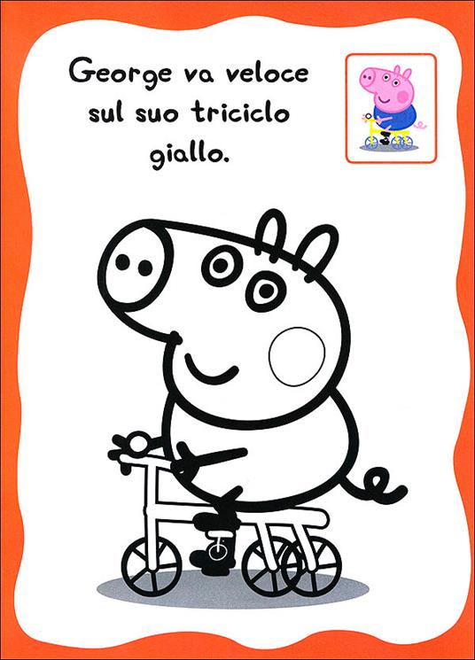 Colora con Peppa Pig. Hip hip urrà per Peppa! Ediz. illustrata - Silvia D'Achille - 2