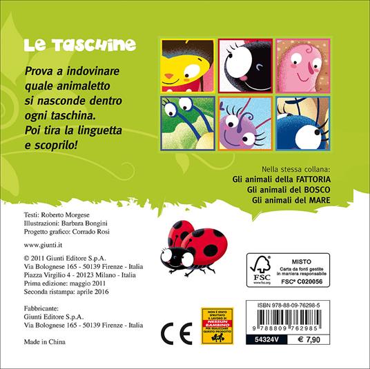 Gli animaletti del prato. Ediz. illustrata - Roberto Morgese,Barbara Bongini - 2