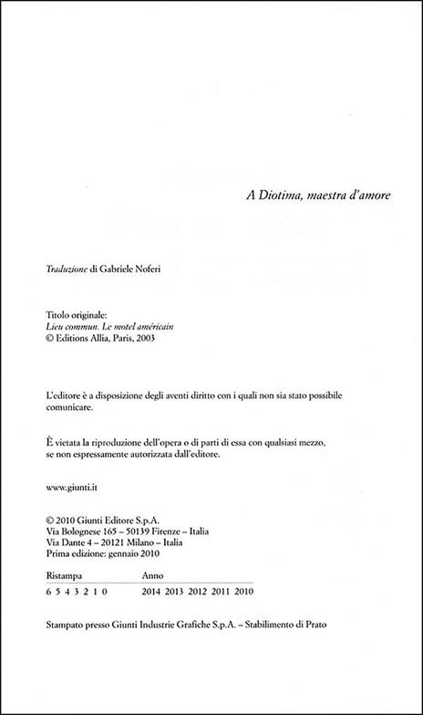 Luoghi senza identità. Il motel come metafora del nomadismo e della precarietà delle relazioni umane - Bruce Bégout - ebook - 2