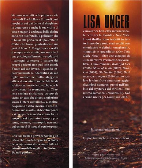 Devi tacere per sempre - Lisa Unger - 3