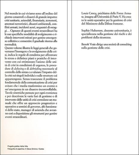 Gestire le grandi crisi. Sanitarie, ecologiche, politiche e aziendali - Louis Crocq,Sophie Huberson,Benoît Vraie,Monica Miniati - ebook - 3