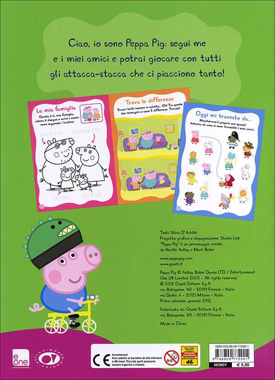 Gli attacca-stacca di Peppa Pig. Hip hip urrà per Peppa! Con adesivi. Ediz. illustrata - Silvia D'Achille - 4