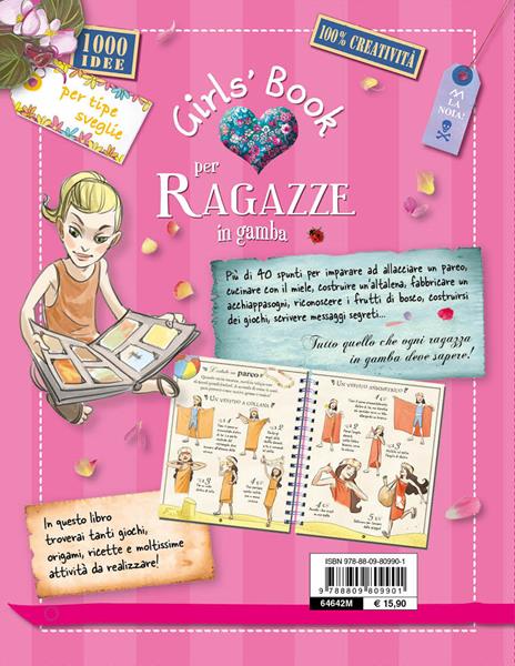 Girls' book per ragazze in gamba. Con adesivi - Michèle Lecreux,Célia Gallais,Clémence Roux de Luze - 2