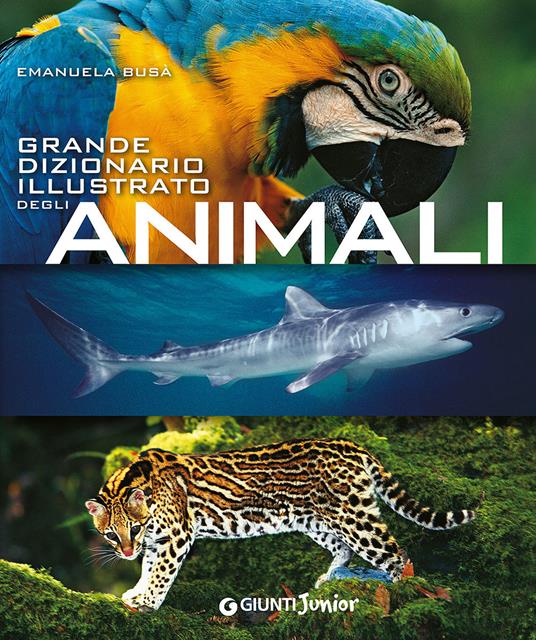 Grande dizionario illustrato degli animali - Emanuela Busà - copertina