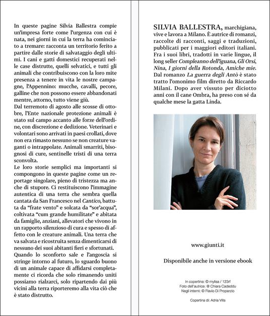 Vicini alla terra. Storie di animali e di uomini che non li dimenticano quando tutto trema - Silvia Ballestra - 2