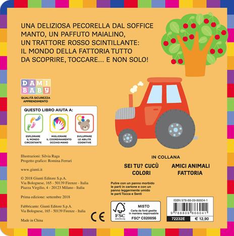 Amici Animali. Primi libri sensoriali. Ediz. a colori - Silvia Raga - Libro  - Dami Editore 