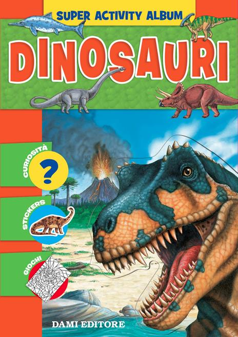 Costruisco con gli Adesivi - Dinosauri - Libro