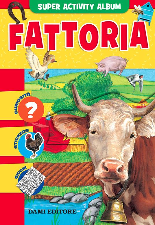 Fattoria. Con adesivi - Anna Casalis - copertina