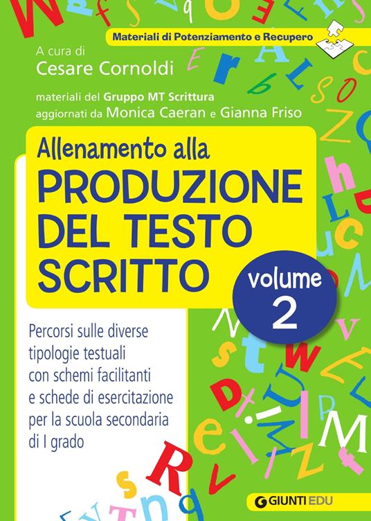 Allenamento alla produzione del testo scritto. Vol. 2 - copertina