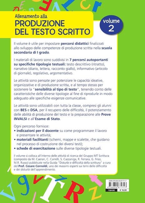 Allenamento alla produzione del testo scritto. Vol. 2 - 2