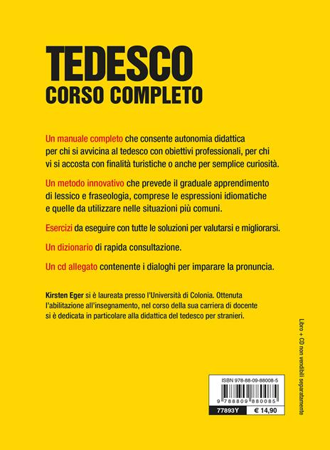 Tedesco. Corso completo. Con CD-Audio. Con File audio per il download - Kirsten Eger - 2