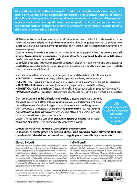 Divento bravo. Esercitazioni di matematica. In preparazione all'esame della scuola sec. di I grado - Giorgio Bolondi,Fabio Brunelli - 2