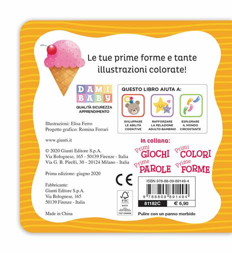 Prime forme. Ediz. a colori - Elisa Ferro - Libro - Dami Editore - Baby  cubi