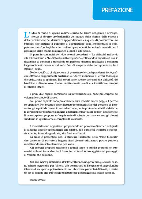 Lettoscrittura: come prevenire gli errori. Insegnare a leggere e scrivere. Un approccio per affrontare le difficoltà a partire dalla classe I - Claudio Gorrieri,Emanuela Siliprandi - 6