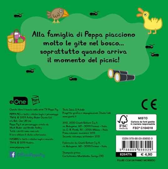 Picnic nel bosco. Peppa Pig. Ediz. a colori - Silvia D'Achille - 2