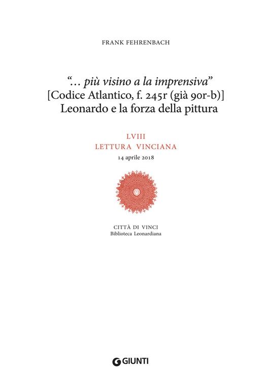 LVIII lettura vinciana - Frank Fehrenbach - copertina