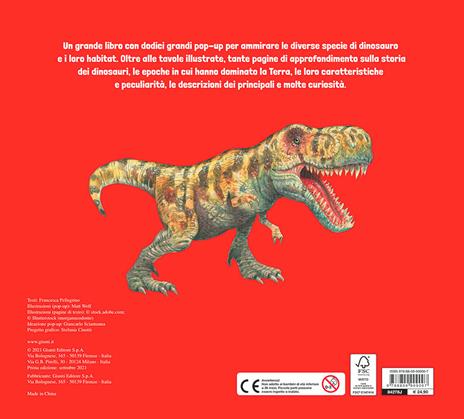 Il libro pop-up dei dinosauri - Francesca Pellegrino - 2