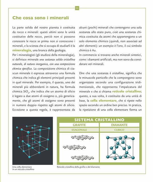 Guida pratica per riconoscere minerali. Rocce e gemme