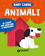 Animali. Baby cards. 10 carte per giocare e imparare