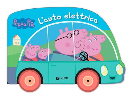 L'auto elettrica. Peppa Pig. Ediz. a colori - Silvia D'Achille - copertina