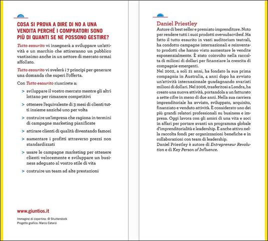 Tutto esaurito. Come avere la coda di clienti fuori dalla porta - Daniel Priestley - 2