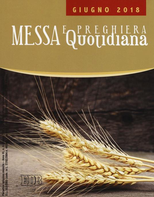 Messa e preghiera quotidiana (2018). Vol. 6: Giugno - copertina