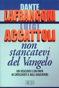 Non stancatevi del Vangelo. Un vescovo e un papà ai catechisti e agli educatori - Dante Lafranconi,Luigi Accattoli - copertina