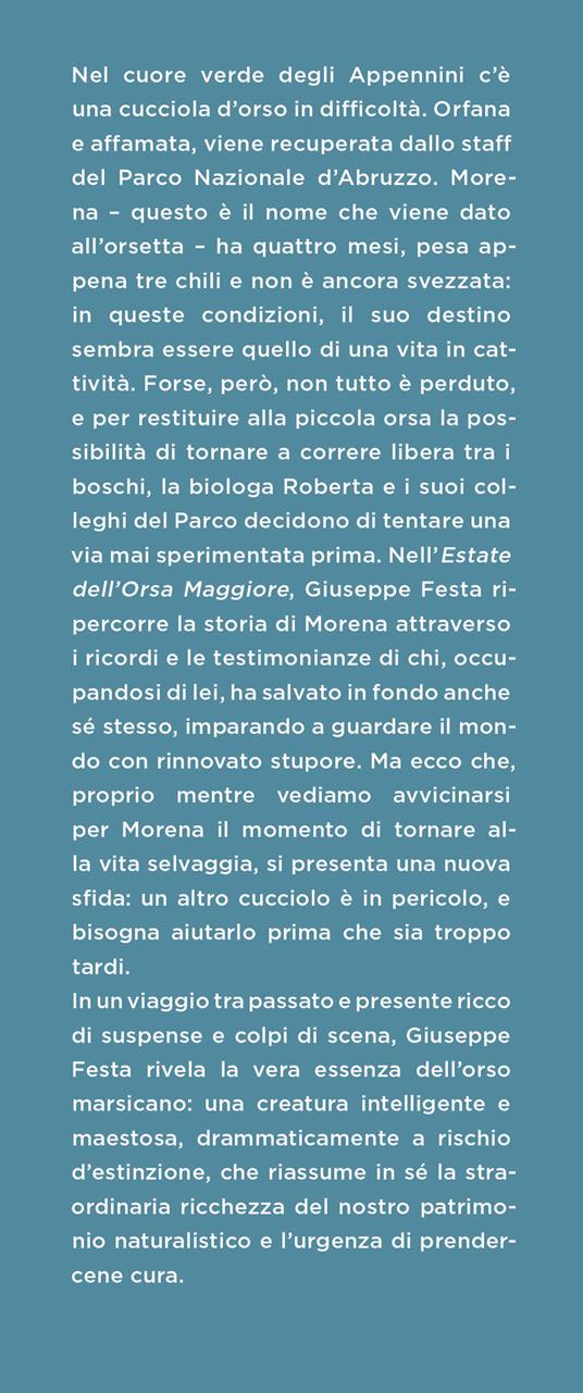 L'estate dell'Orsa Maggiore. Storia vera di un ritorno alla vita selvaggia - Giuseppe Festa - 2