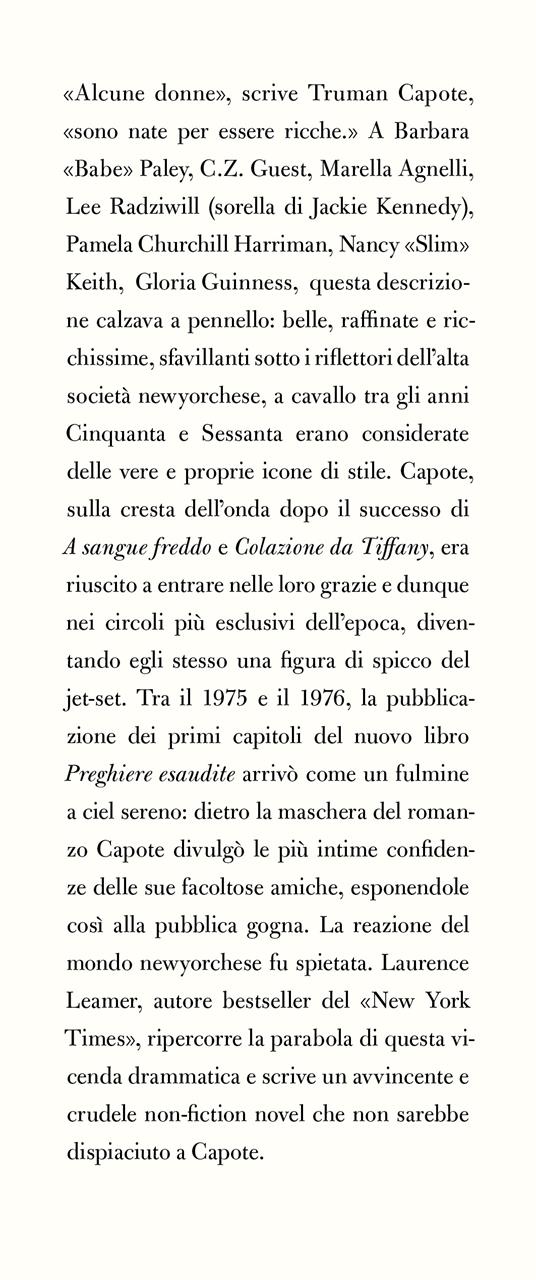 Capote's women. Ediz. italiana - Laurence Leamer - 2