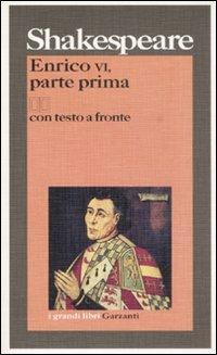 Enrico VI. Testo inglese a fronte. Vol. 1 - William Shakespeare - copertina