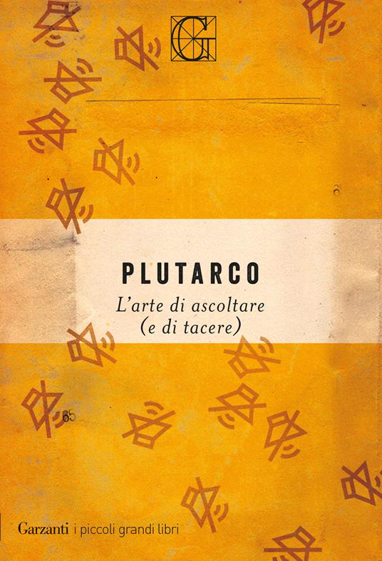 L'arte di ascoltare (e di tacere) - Plutarco - copertina