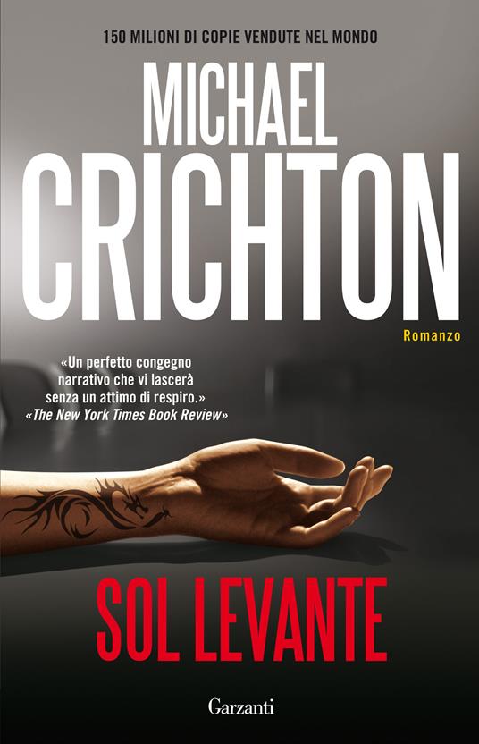 Sol levante - Michael Crichton - copertina