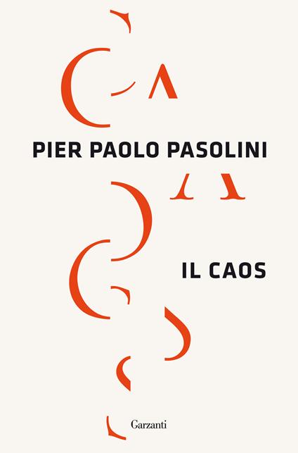 Il caos - Pier Paolo Pasolini - copertina