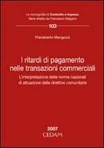 I ritardi di pagamento nelle transazioni commerciali