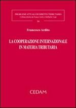 La cooperazione internazionale in materia tributaria