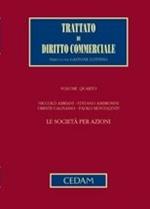 Trattato di diritto commerciale. Vol. 4/1: Le società per azioni