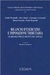 Bilancio d'esercizio e imposizione tributaria. Le regole per le società di capitali - copertina