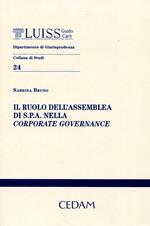 Il ruolo dell'assemblea di S.P.A. nella corporate governance