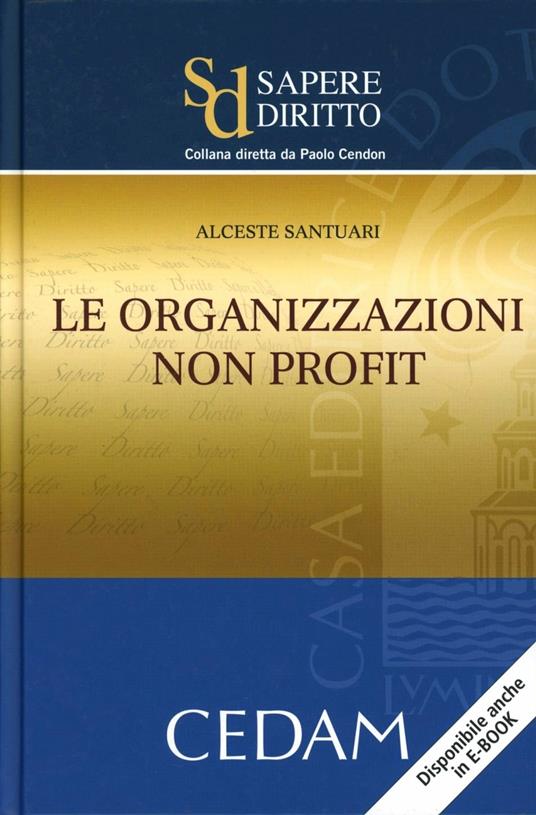 Le organizzazioni non profit - Alceste Santuari - copertina