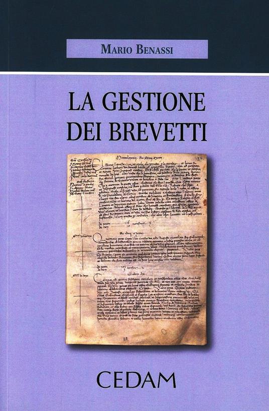 La gestione dei brevetti - Mario Benassi - copertina