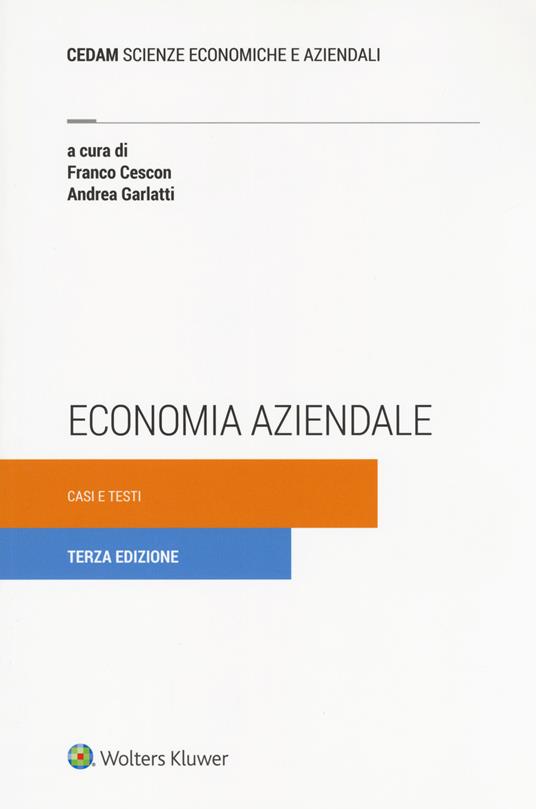 Economia aziendale. Casi e testi - copertina