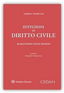 Istituzioni di diritto civile - Alberto Trabucchi - copertina