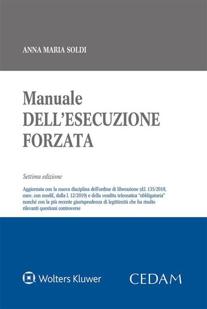 Manuale dell'esecuzione forzata - Anna Maria Soldi - ebook