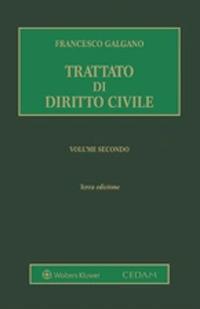 Trattato di diritto civile. Vol. 2 - Francesco Galgano - copertina