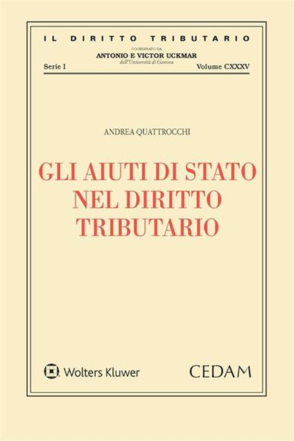 Gli aiuti di stato nel diritto tributario - Andrea Quattrocchi - copertina