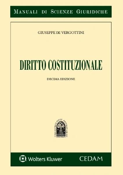 Diritto costituzionale - Giuseppe De Vergottini - copertina